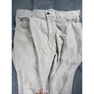 J Crew Vintage Cord Pants Men's 36 x 32 Tan/khaki Straight Leg Corduroy TS-1129A